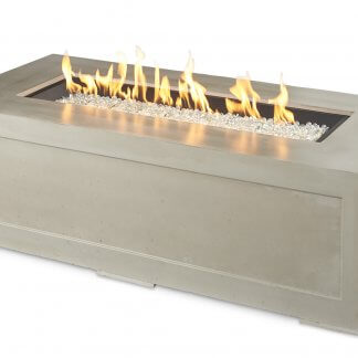 Grey Key Largo Gas Fire Pit Table Cloister Cabinetry