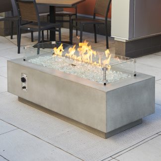 Cove 72" - "Natural Grey" - Linear Gas Fire Pit Table