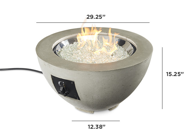 Cove 29" Round - Gas Fire Pit Bowl - Image 2