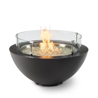 Cove 42" - "Midnight Mist" - Gas Fire Pit Bowl
