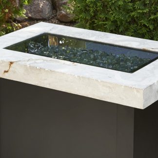Grey Glass Burner Cover 1224