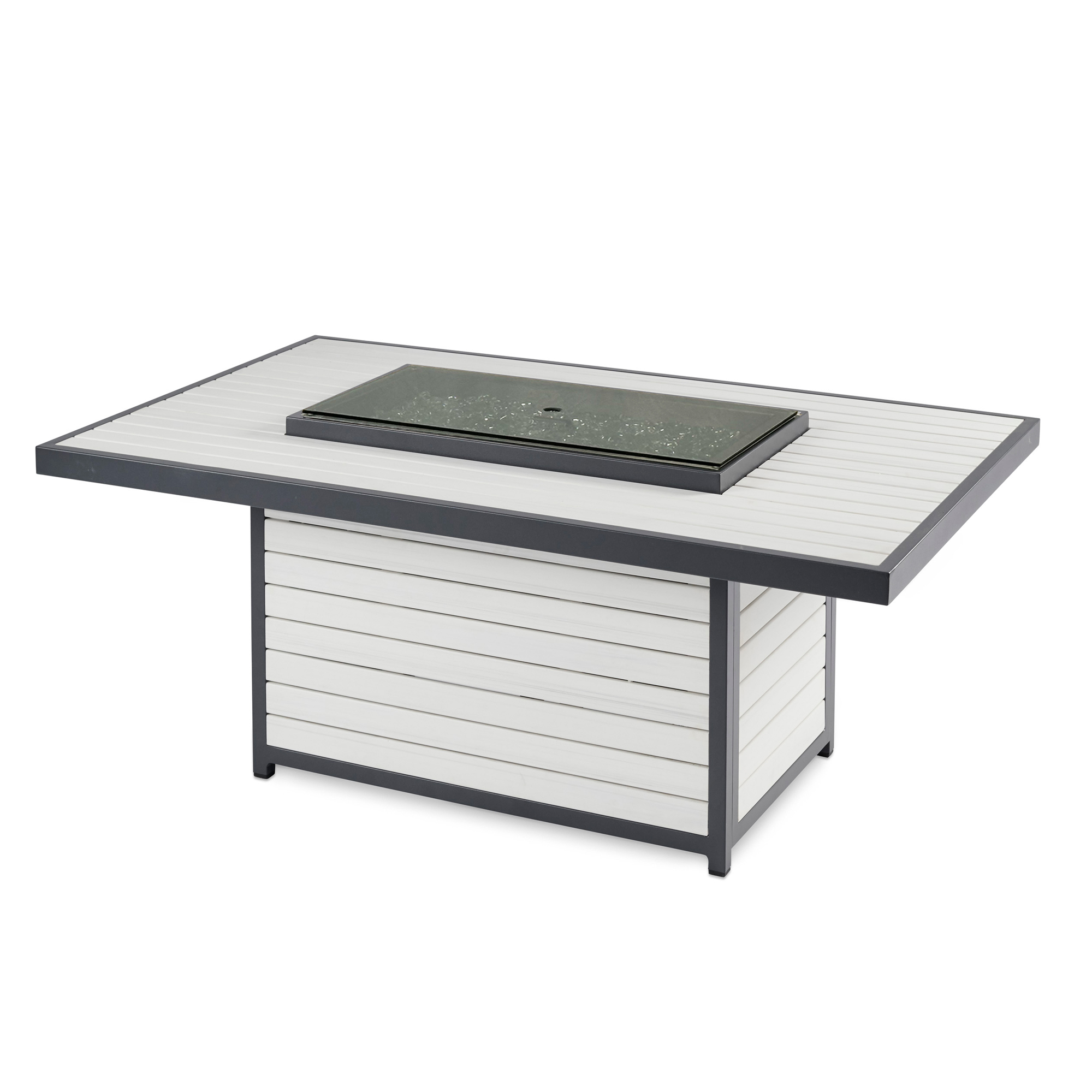 Brooks - Rectangular "White" - Gas Fire Pit - Image 3