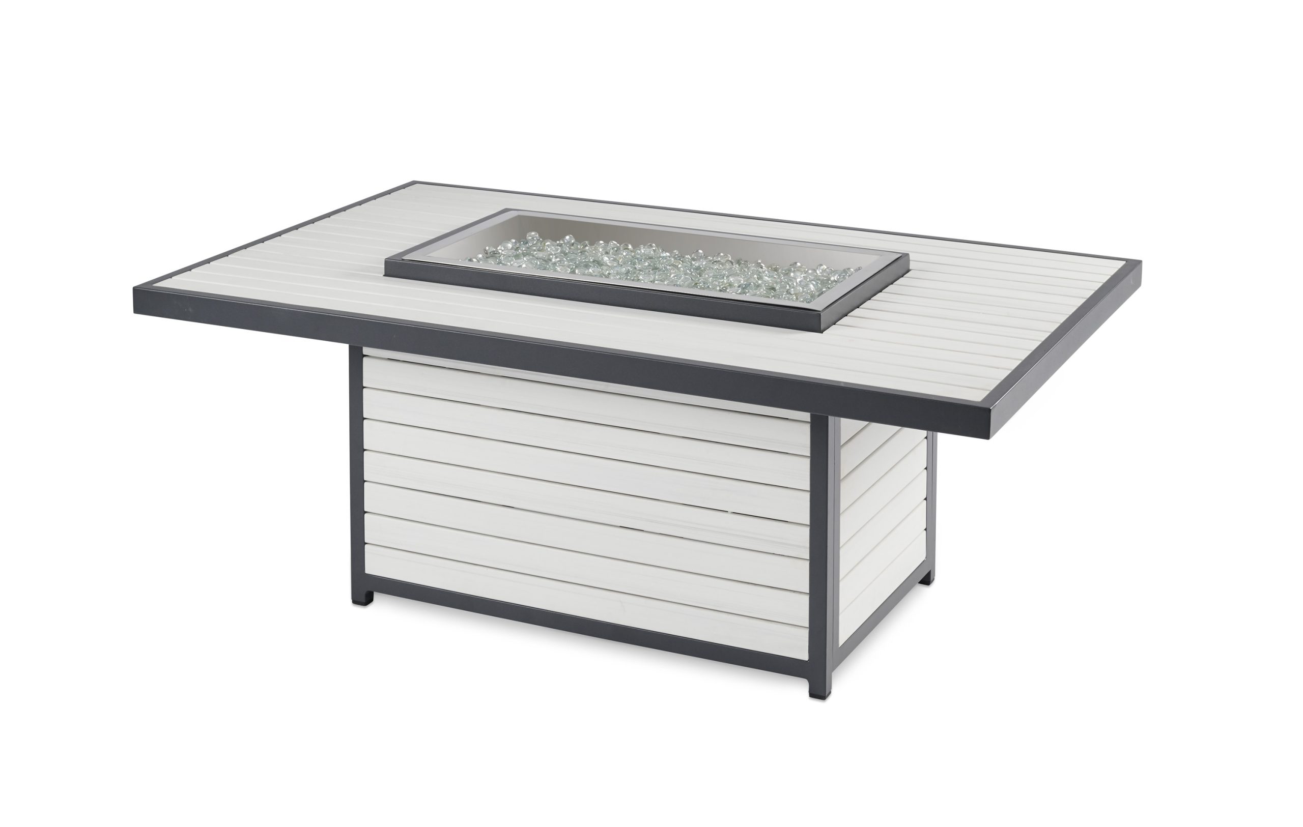 Brooks - Rectangular "White" - Gas Fire Pit - Image 2