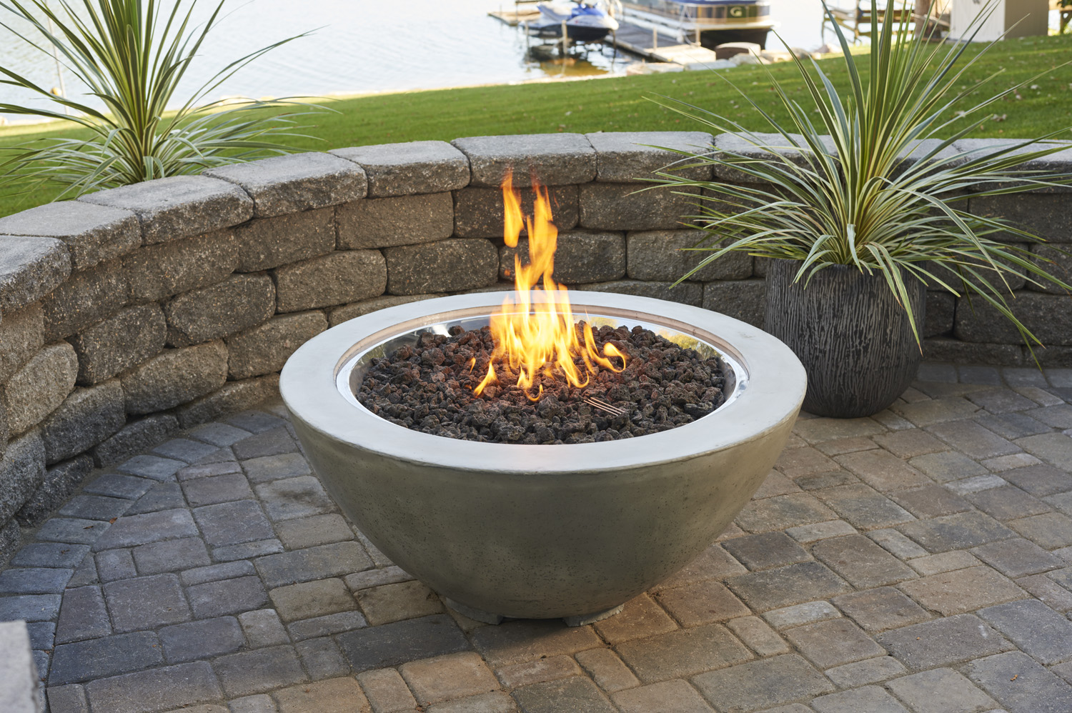 Cove 29" Round - Gas Fire Pit Bowl - Image 3