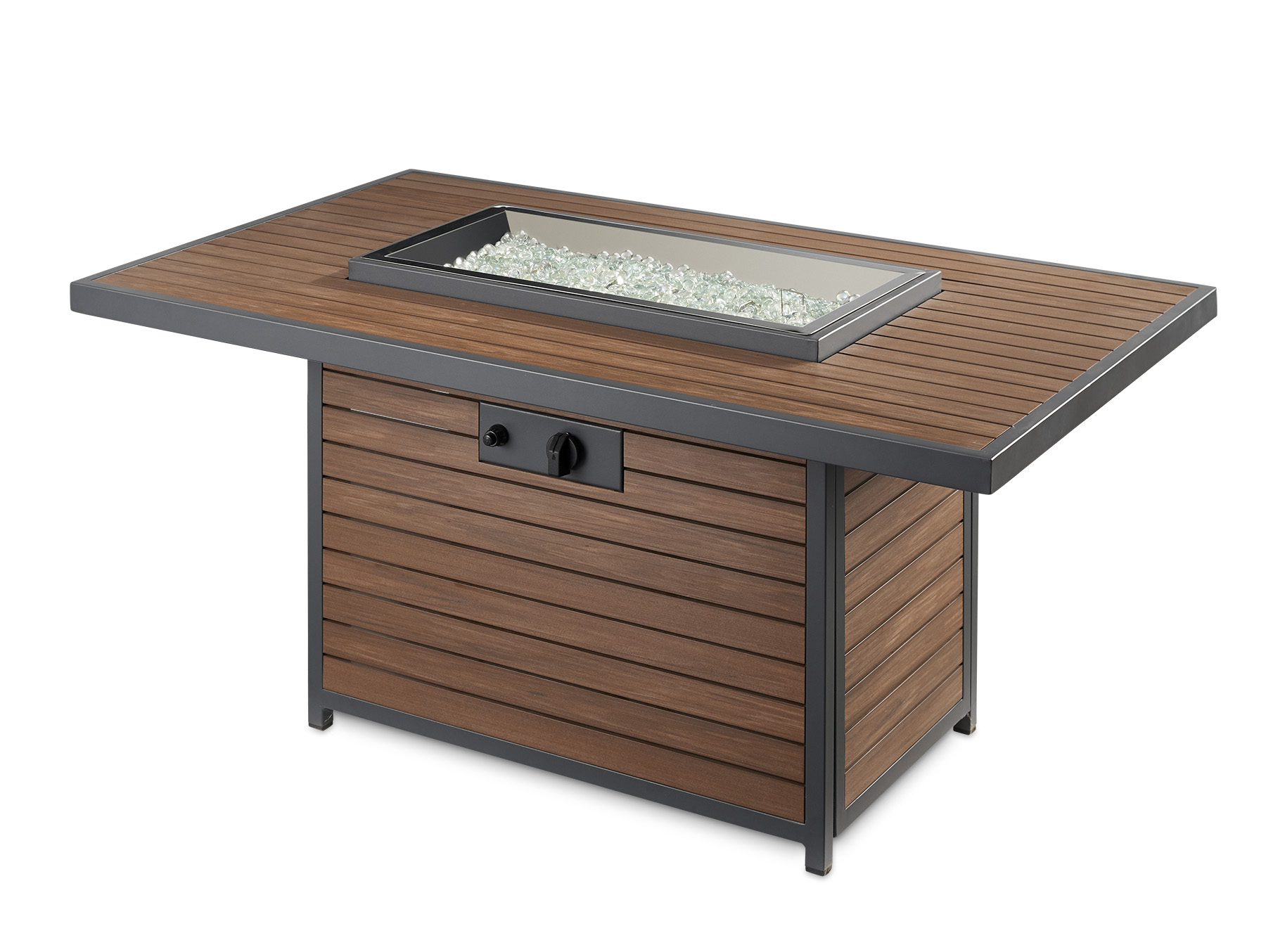 Kenwood Rectangular Chat Height - Gas Fire Pit Table - Image 5